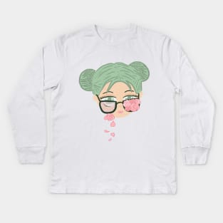 Rose-tinted Lens Kids Long Sleeve T-Shirt